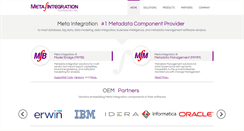 Desktop Screenshot of metaintegration.com